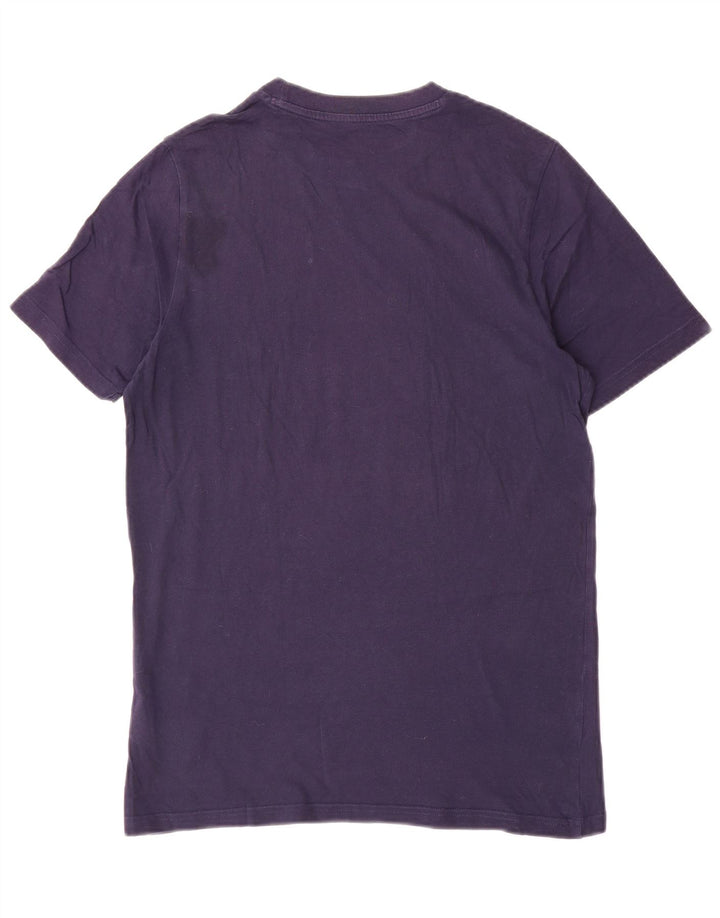 PUMA grafisk t-shirt til mænd, lille marineblå bomuld