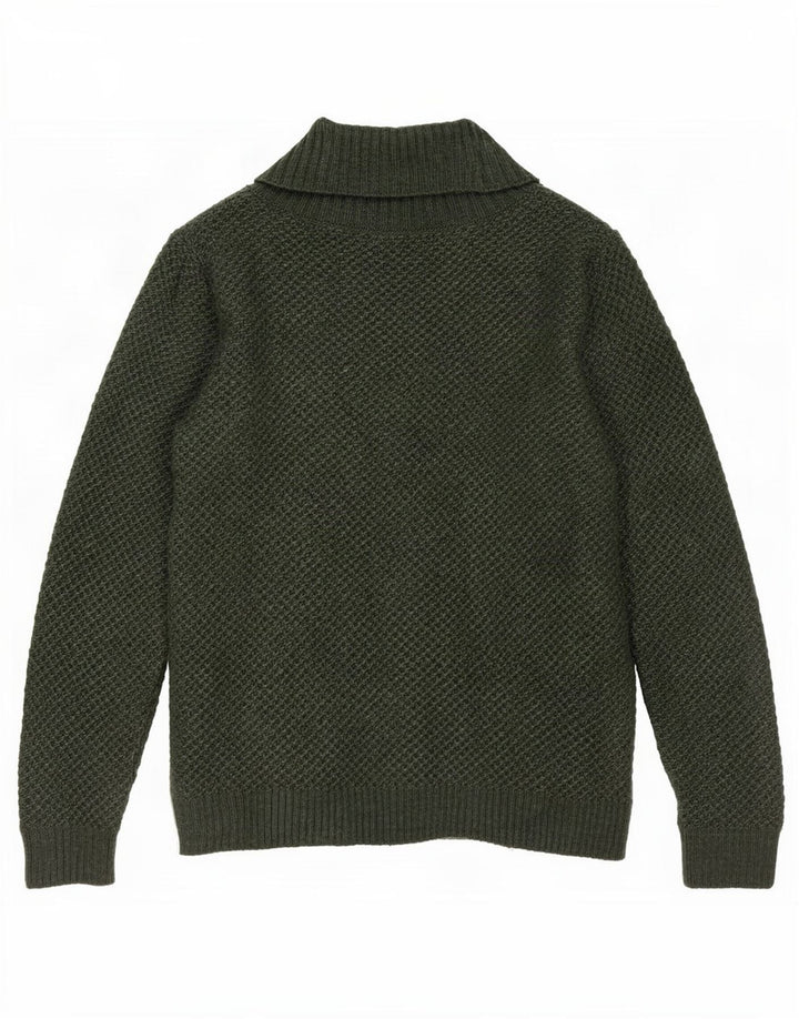 Marks & Spencer Herre V-hals sweater lille grøn akryl
