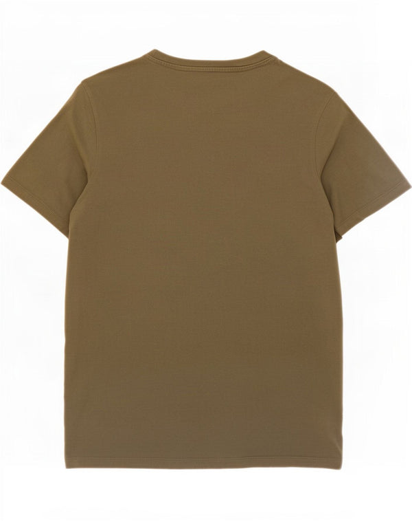 Jack & Jones Mens Graphic T-Shirt Top Small Khaki Cotton