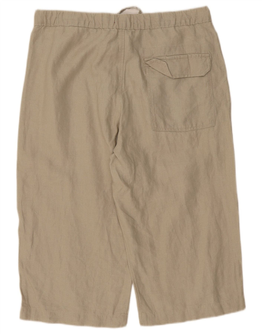 Marks & Spencer Herre Blue Harbor Bermuda Shorts W34 Large Beige Linen