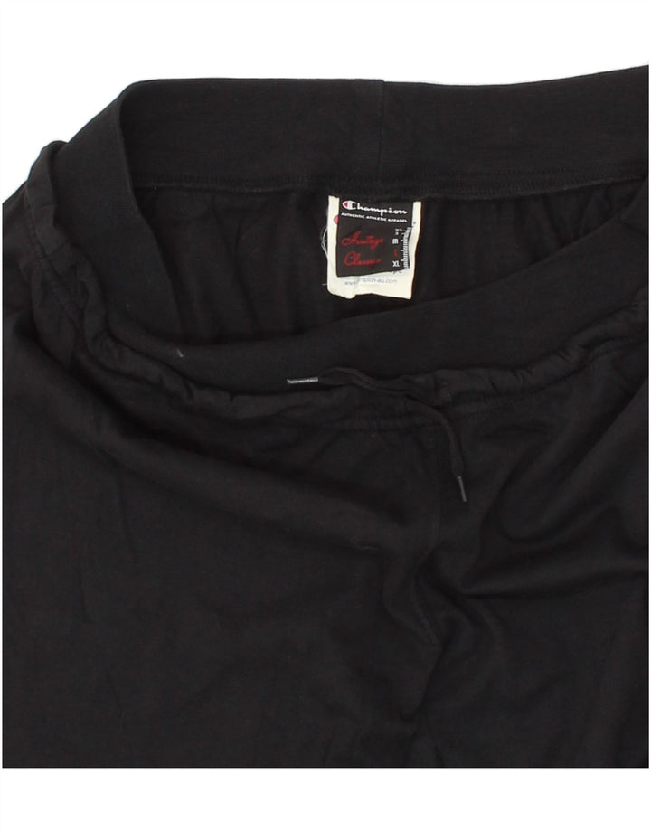 CHAMPION Womens Heritage Classics Tracksuit Trousers UK 14 Large  Black Vintage Champion and Second-Hand Champion from Messina Hembry 