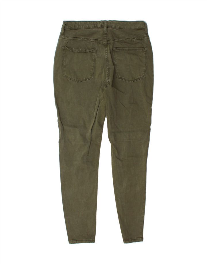 MOSSIMO Womens High Rise Jegging Jeans US 8 Medium W29 L27 Khaki Cotton Vintage Mossimo and Second-Hand Mossimo from Messina Hembry 