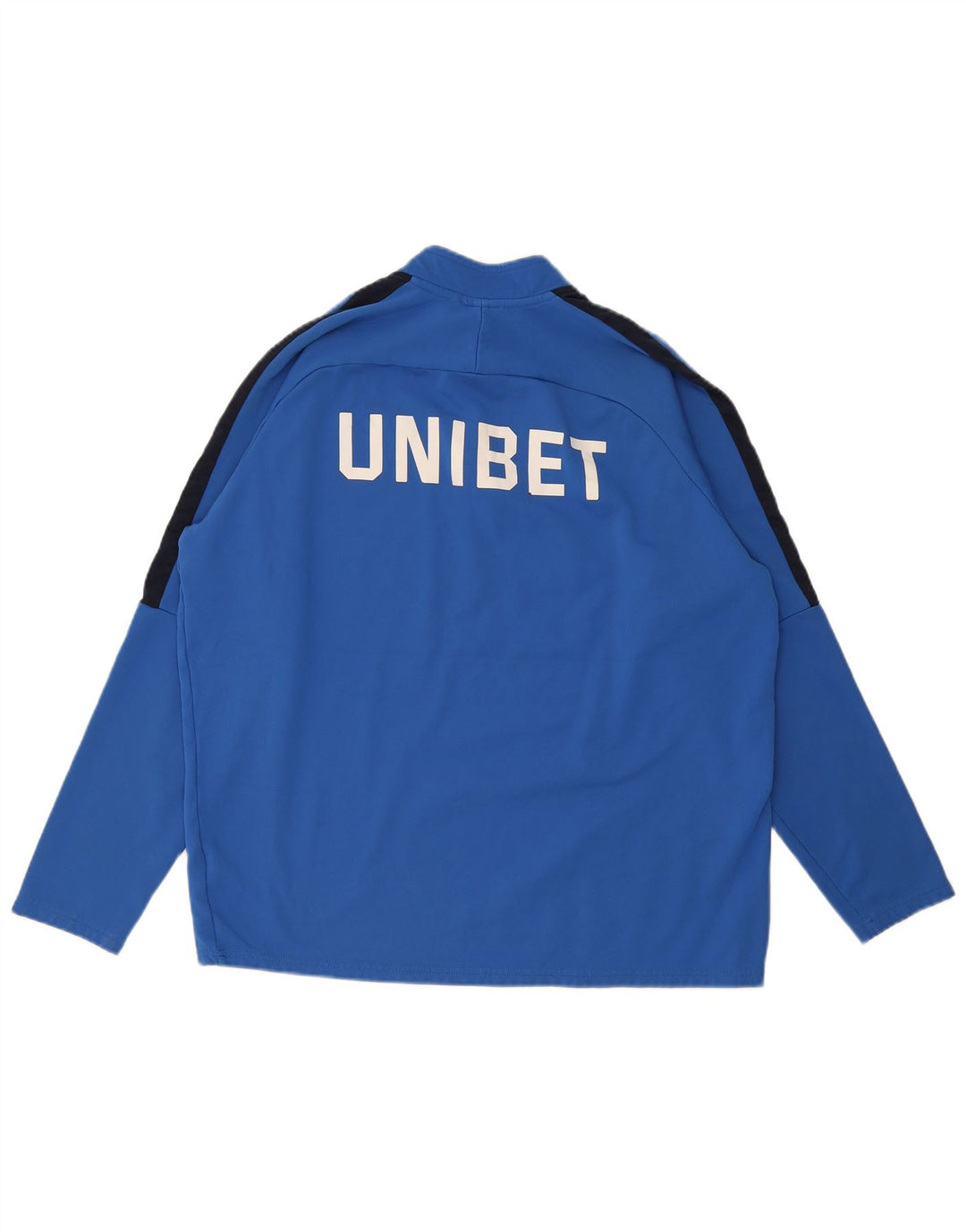 Nike Herre Dri Fit Grafisk Pullover Træningsdragt Top XL Blå Colourblock