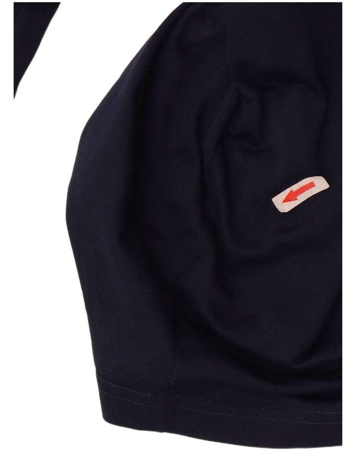 Nike Herre Dri Fit træningsdragt Bukser Large Navy Blue Colourblock Polyester