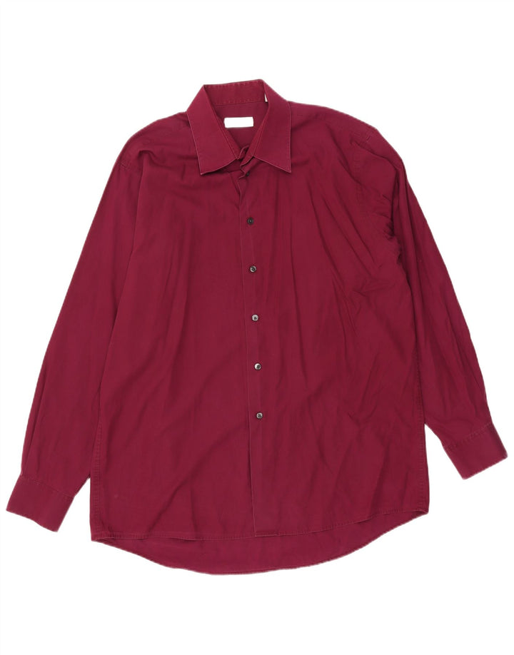 Calvin Klein Herreskjorte str. 16 1/2 Large Burgundy