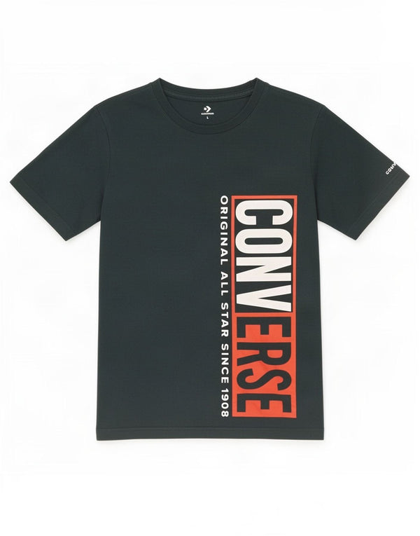 Converse drenge grafisk t-shirt top 12-13 år stor grøn bomuld