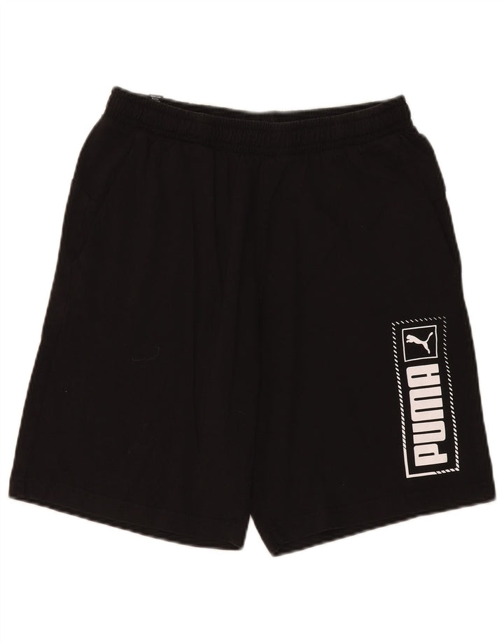 Puma Herre grafiske sportsshorts Medium Sort