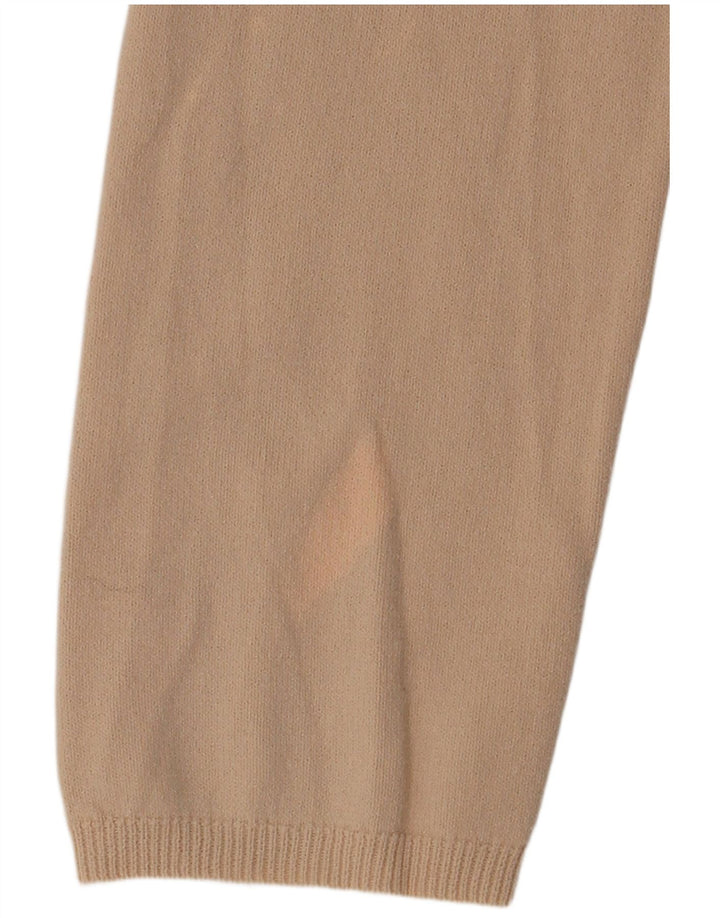 Zara Dame Bluse Top UK 12 Medium Beige