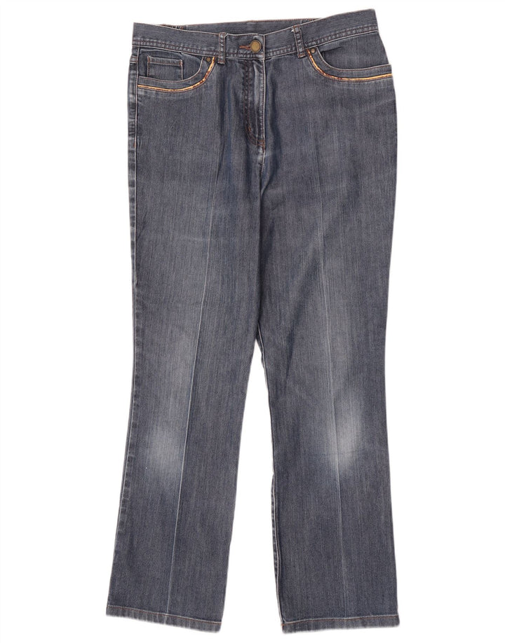 Marks & Spencer Dame Classic Straight Jeans UK 10 Small W28 L27 Blue