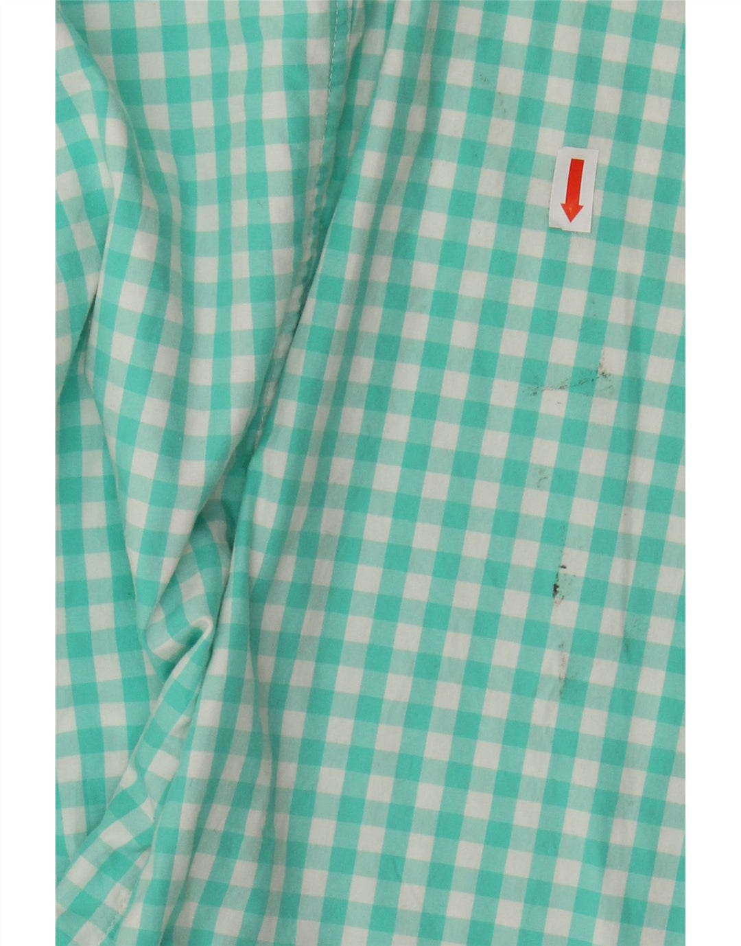 VINEYARD VINES Herre Slim Fit skjorte Medium Turkis Gingham Cotton