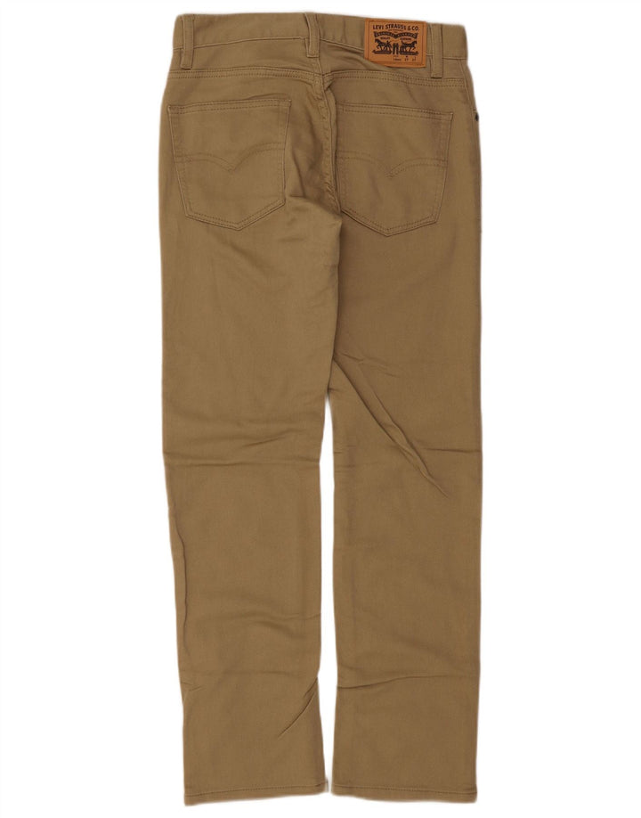LEVI'S Boys 511 Slim Jeans 13-14 Years W27 L27 Brown Cotton