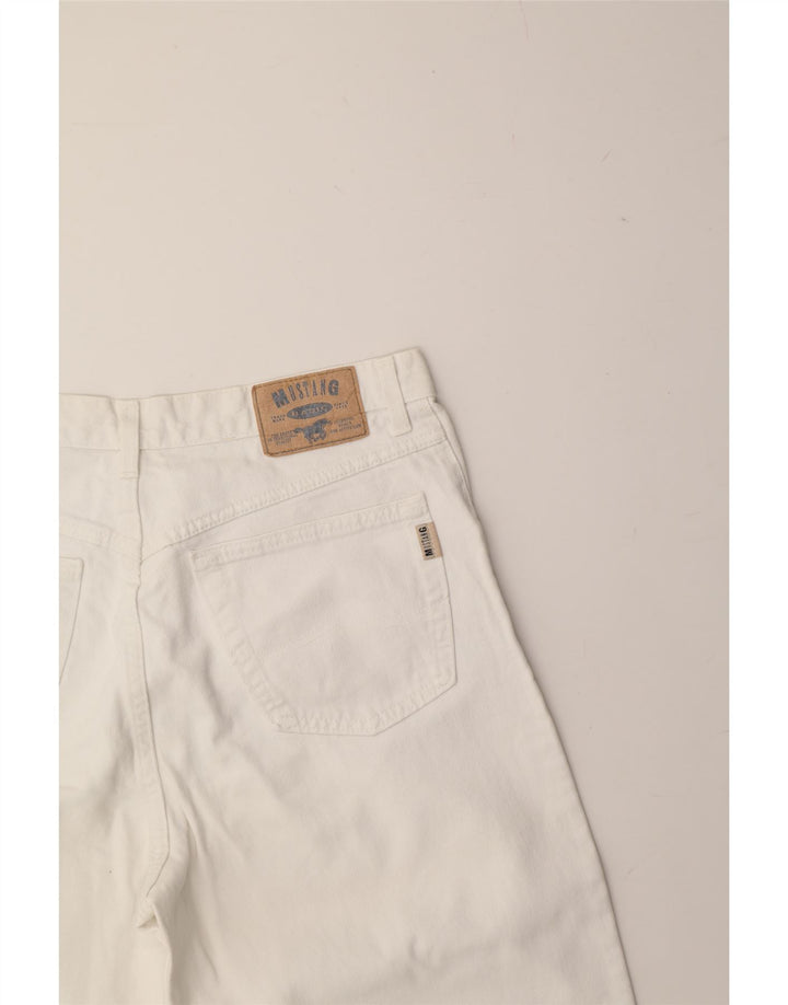 MUSTANG Mens Tapered Jeans W32 L31 White Vintage Mustang and Second-Hand Mustang from Messina Hembry 