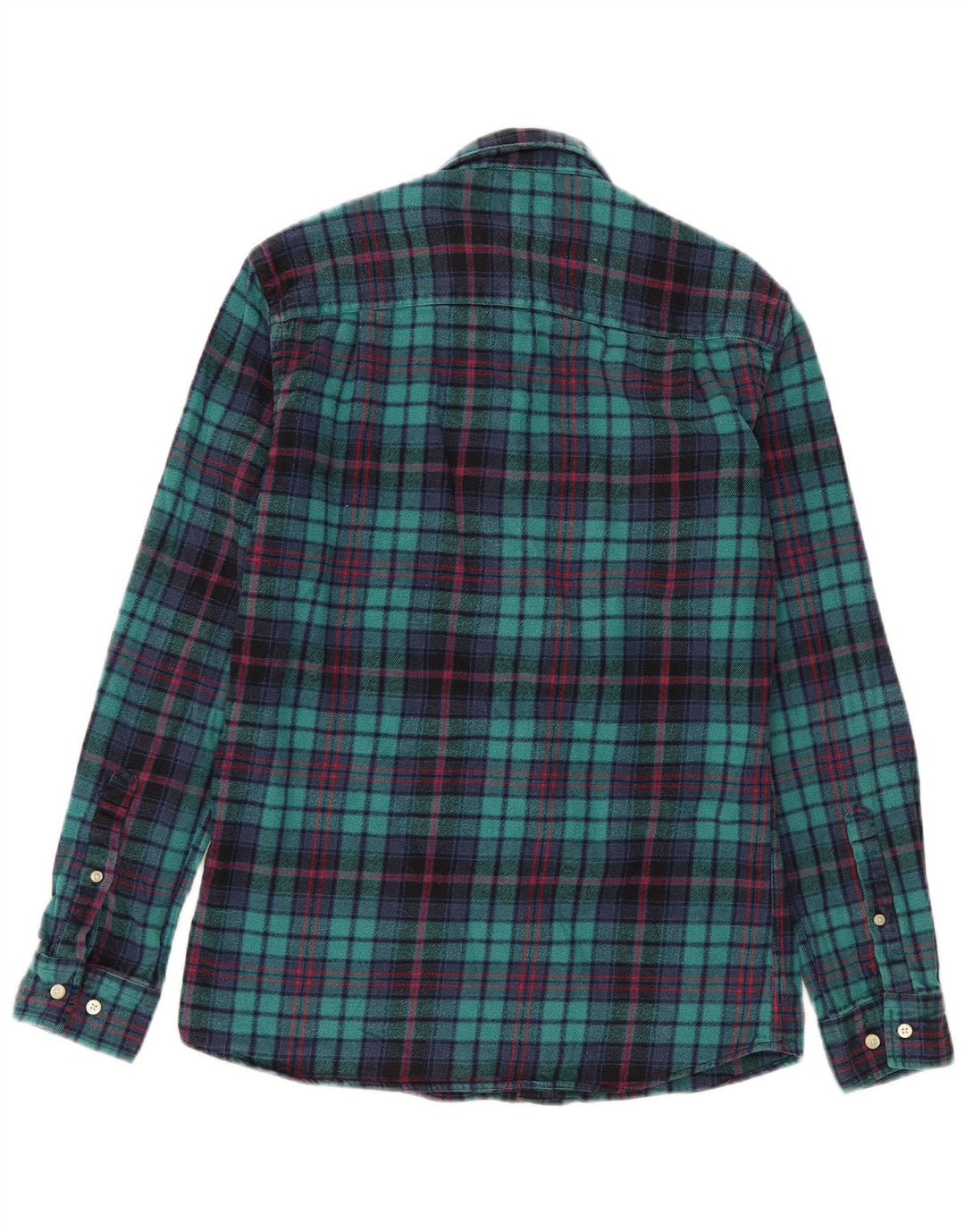 Jack Wills herre flannelskjorte mellemgrøn ternet bomuld