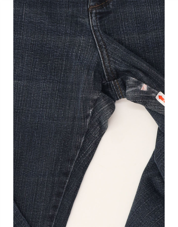 WRANGLER Dame Bootcut Jeans W32 L30 Blå Bomuld