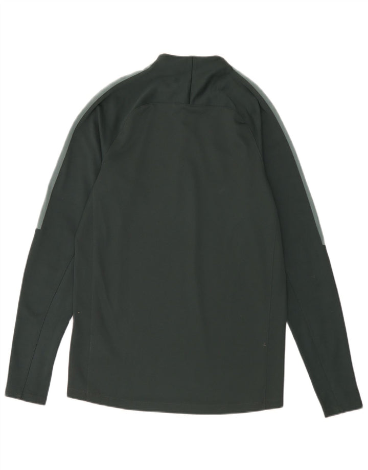 Nike herre lynlås-top langærmet lille grøn polyester