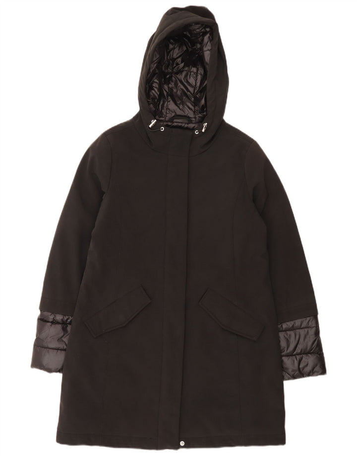 Champion Dame Hooded Polstret Frakke UK 14 Medium Black Polyester