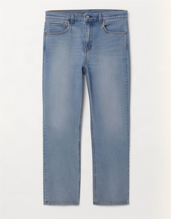 Levi's Herre 502 tilspidsede jeans W33 L27 Blå