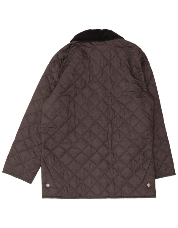 Barbour Herre Loose Fit Quiltet Jakke UK 36 Small Black Polyamide