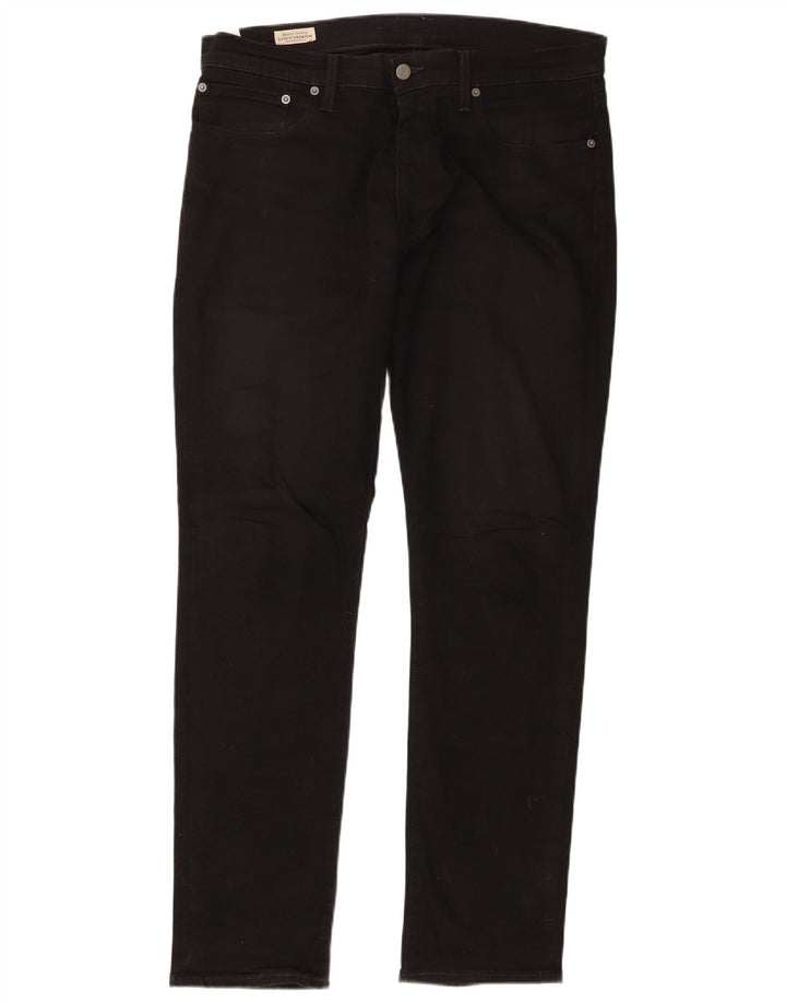 Levi's Herre 511 Slim Jeans W34 L32 Sort Bomuld