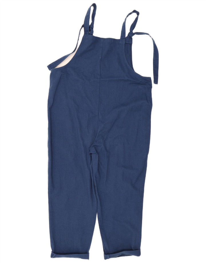 Lucy & Yak Herre tilspidsede Dungarees Bukser Medium Navy Blue