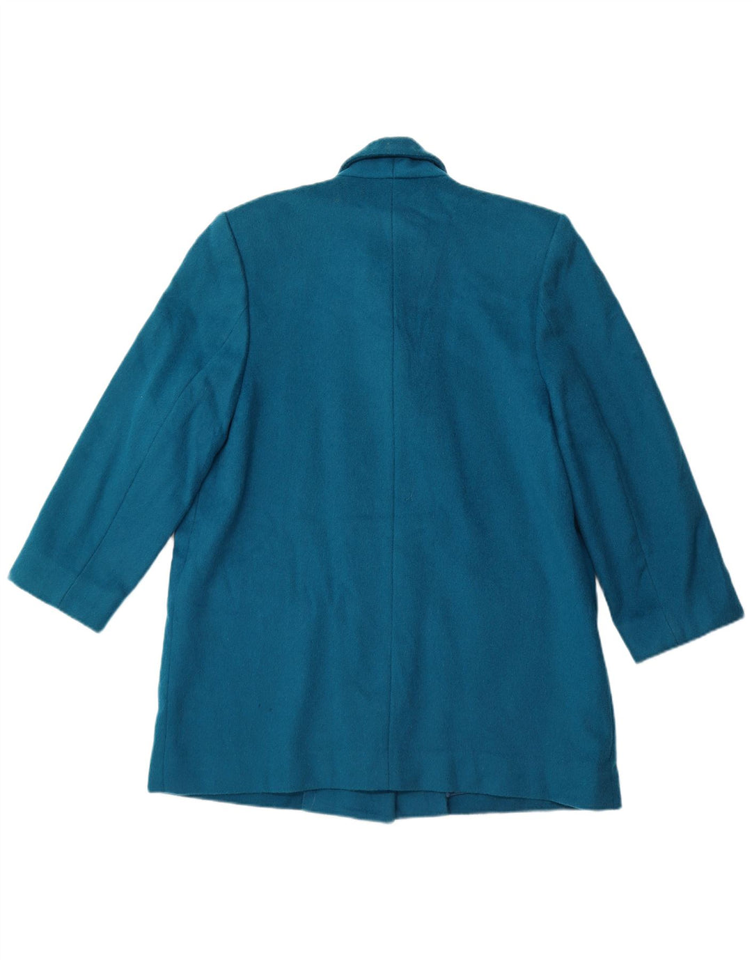 LONDON FOG Dame Dobbeltradet Frakke US 12 Large Blue Wool