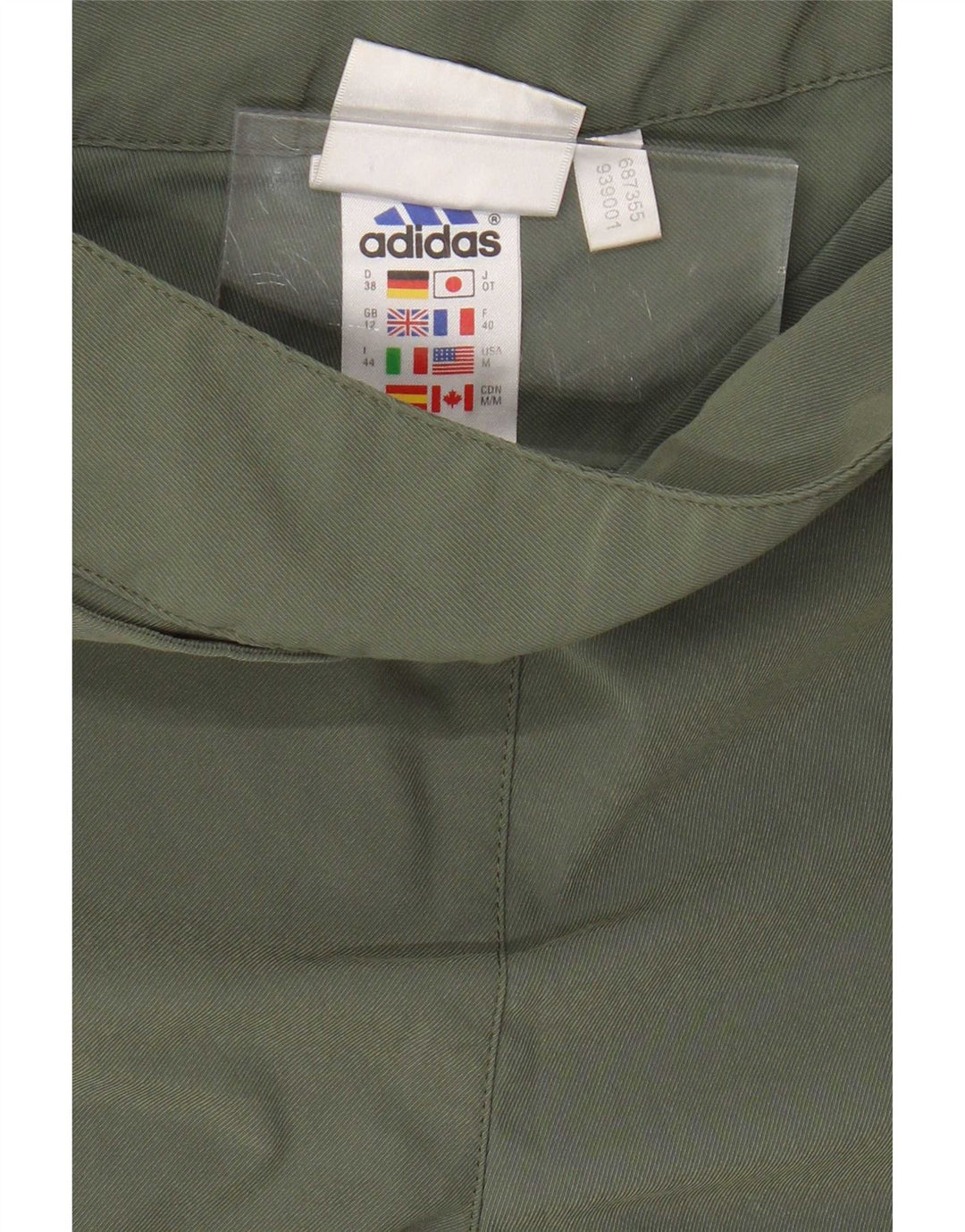 Adidas Bermuda Shorts til kvinder UK 12 Medium W28 Khaki Polyester