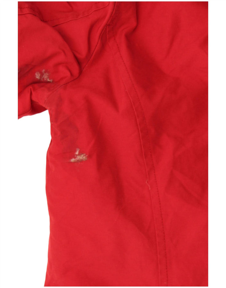 Woolrich Dame Hætte Oversized Polstret Frakke UK 10 Small Burgundy