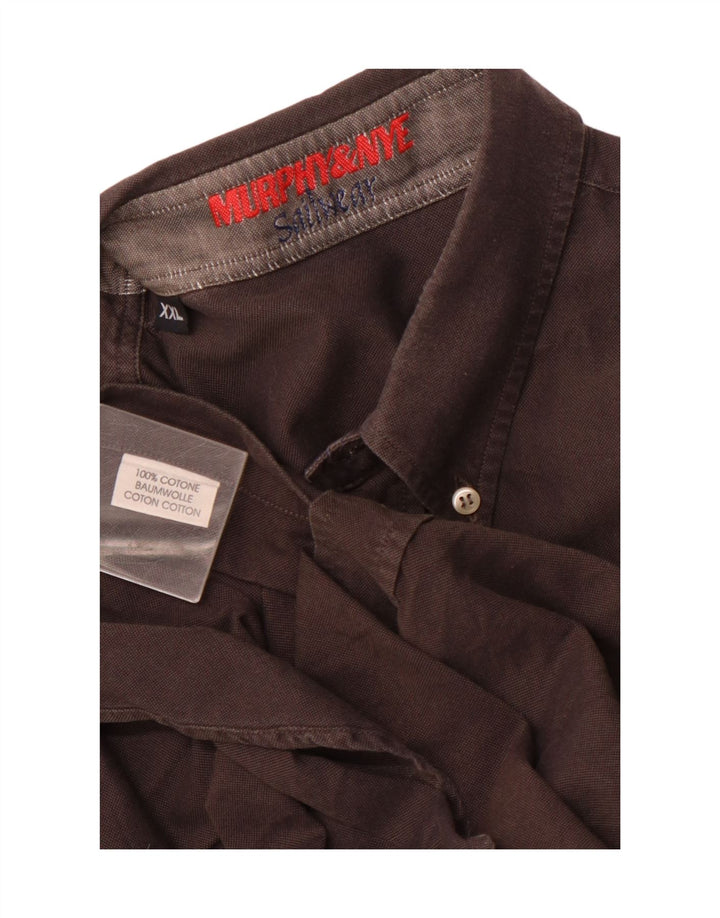 MURPHY & NYE Herreskjorte 2XL Grå Bomuld