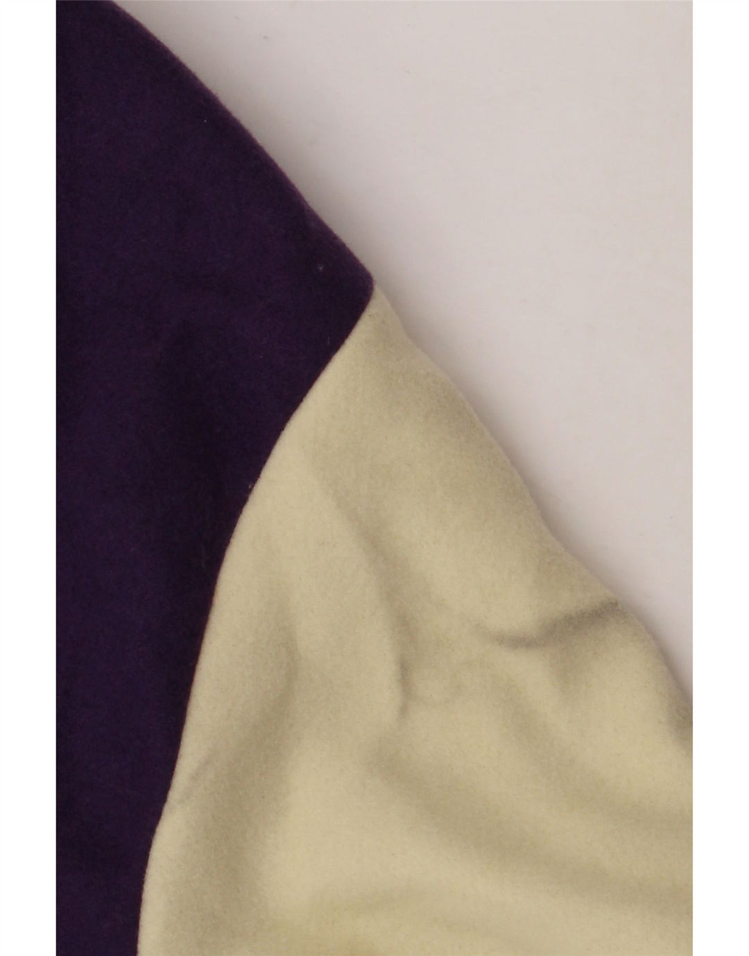 ZARA Grafisk Varsity-jakke til mænd UK 38 Medium Lilla Colourblock Polyester