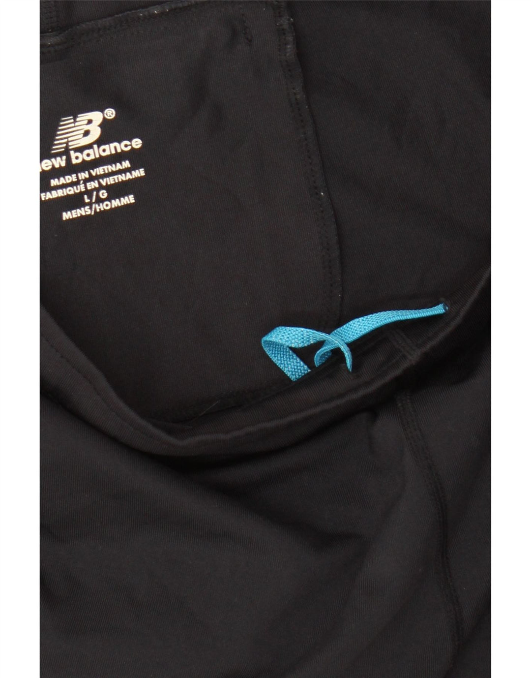 New Balance Herre grafiske sportsshorts store sorte