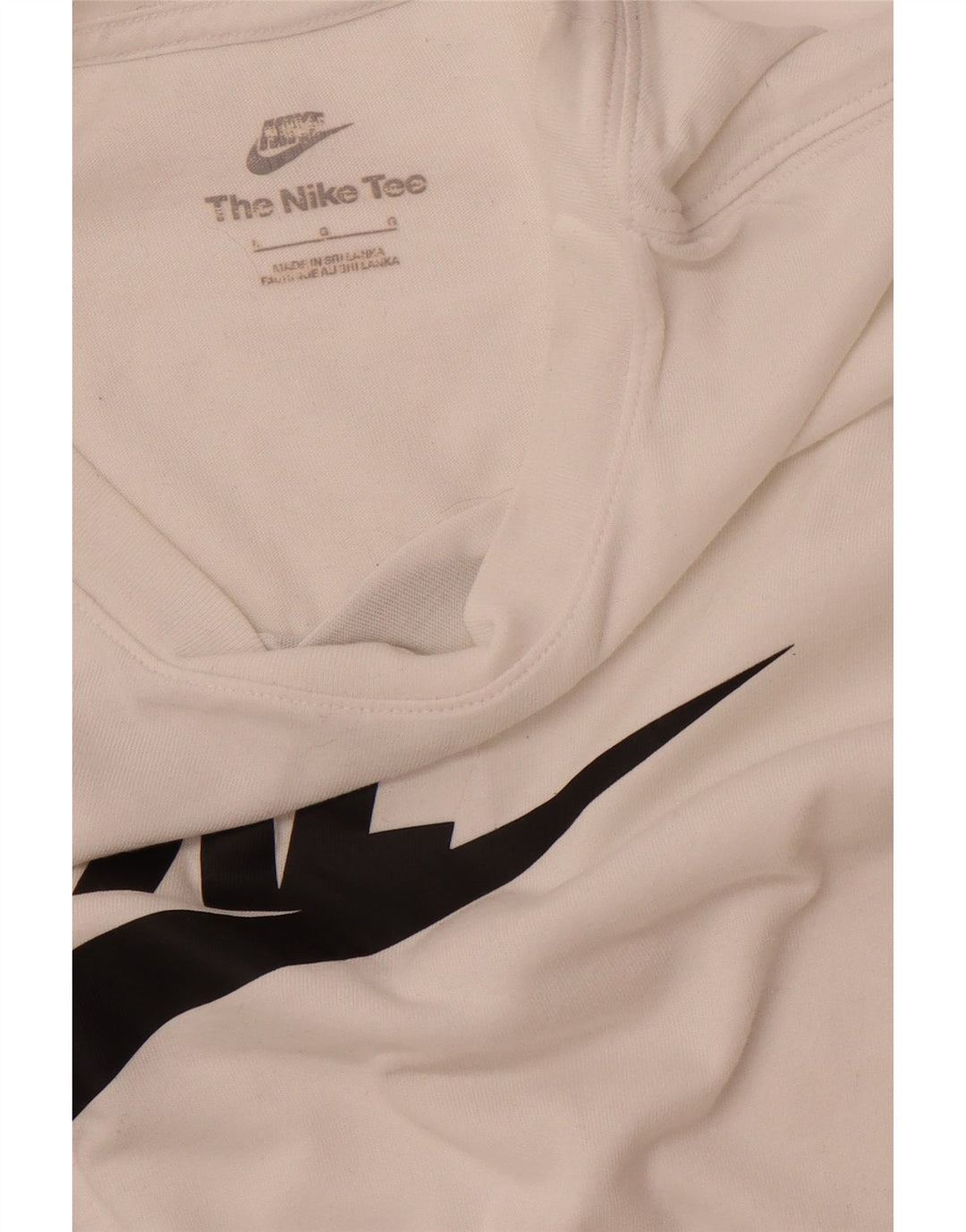 NIKE Grafisk T-shirt top til mænd, stor hvid