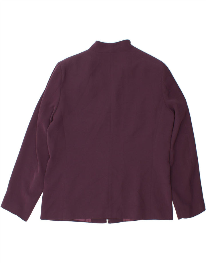 PIERRE CARDIN Womens Blazer Jacket EU 44 XL Purple Polyester Vintage Pierre Cardin and Second-Hand Pierre Cardin from Messina Hembry 