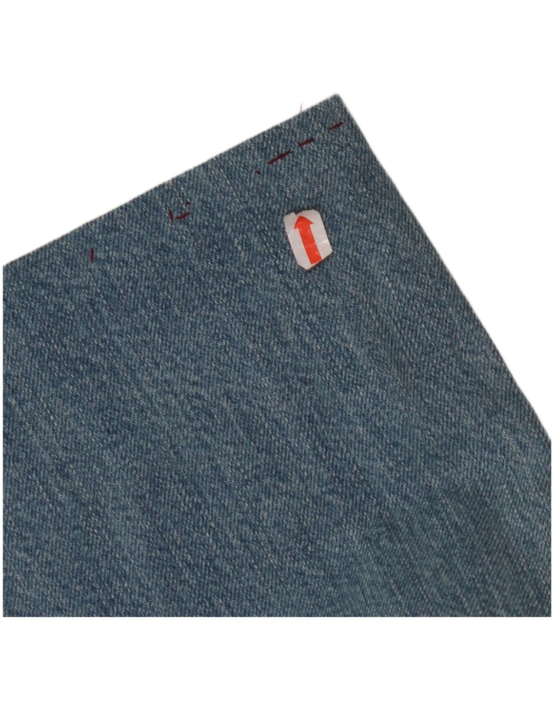 LEVI'S Dame 751 Crop Straight Jeans W38 L26 Blå Bomuld