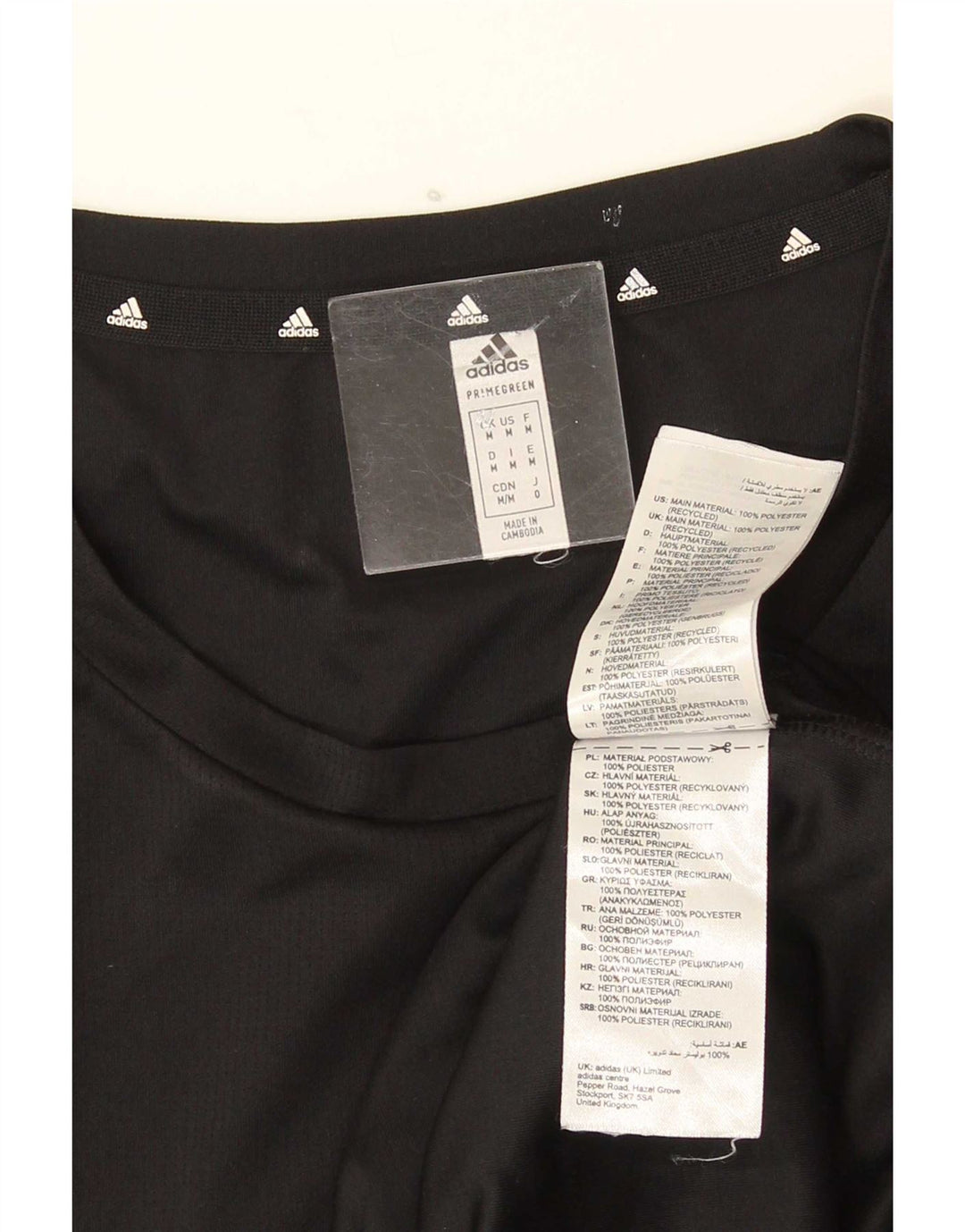 Adidas Mens Aeroready Vest Top Medium Black Polyester