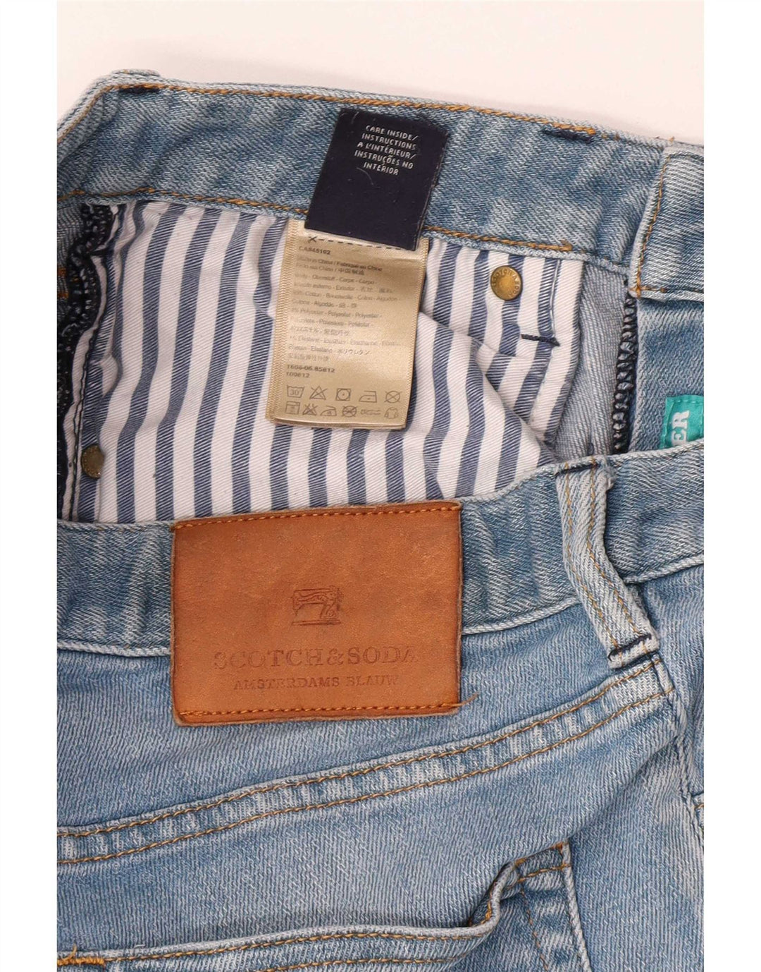 Scotch & Soda Slim Jeans til kvinder W29 L32 Blå Bomuld