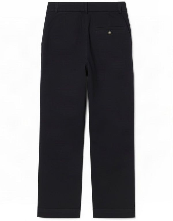 Marks & Spencer Dame Casual Trousers UK 8 Small W26 L26 Navy Blue