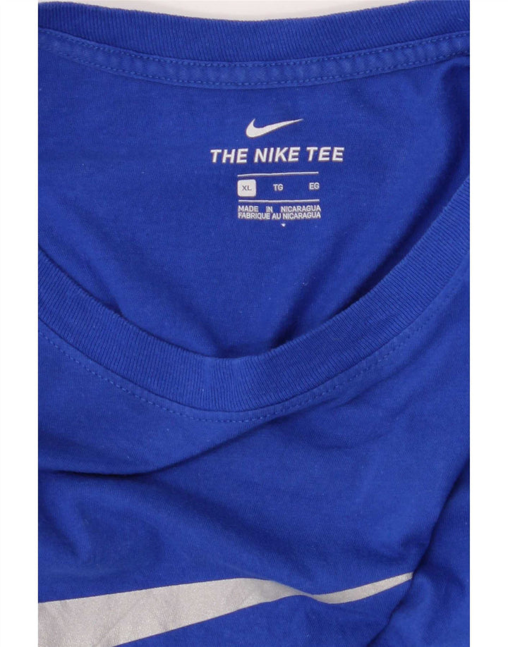 Nike grafisk T-shirt top til mænd XL Blå