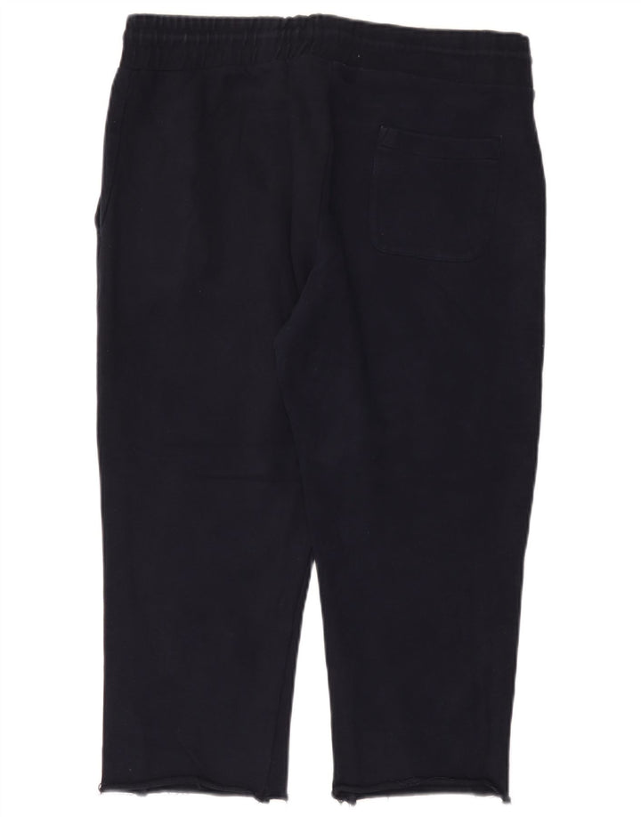 Marks & Spencer Womens Crop træningsdragt Bukser UK 16 Large Navy Blue