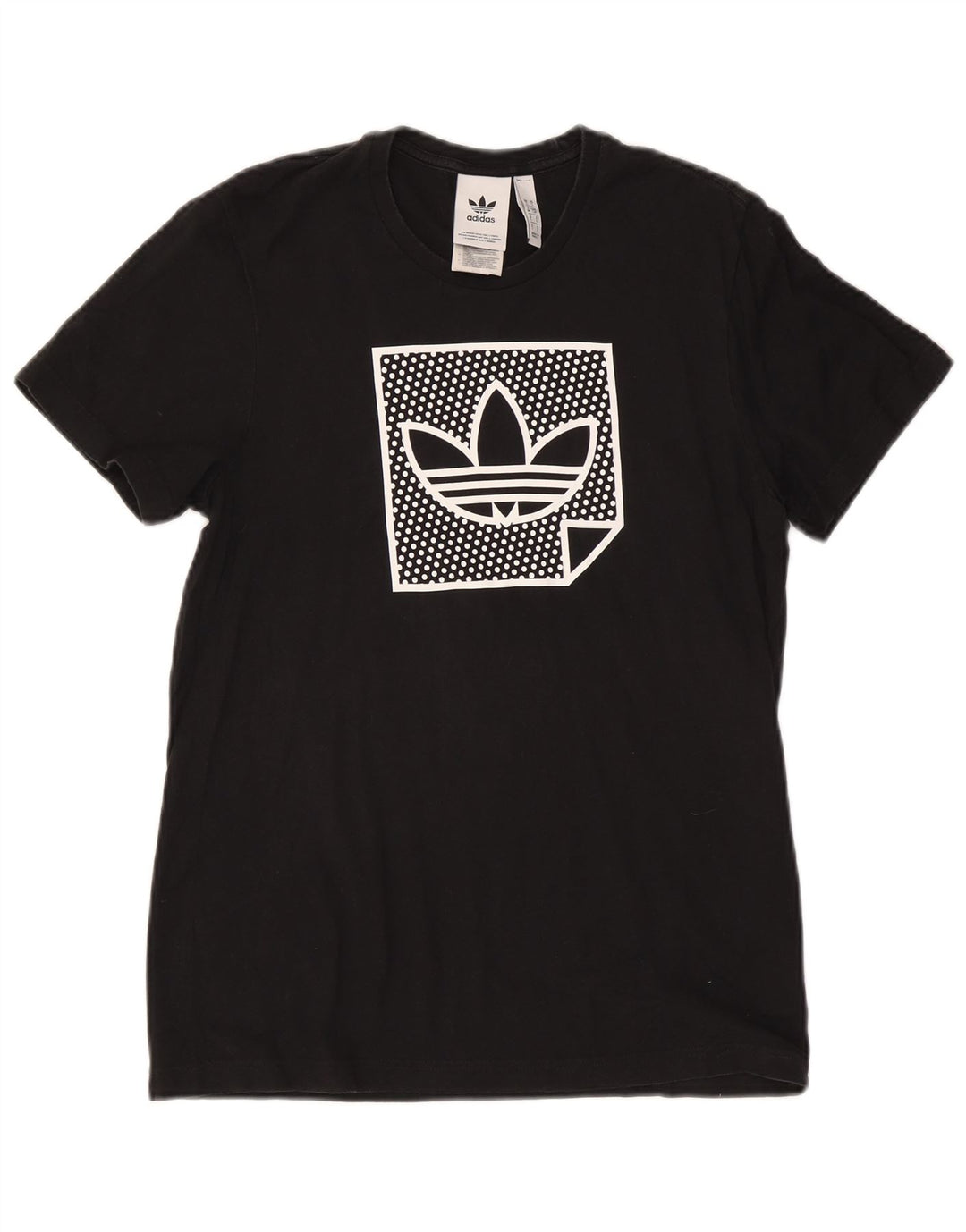 Adidas Herre grafisk T-shirt top lille sort bomuld