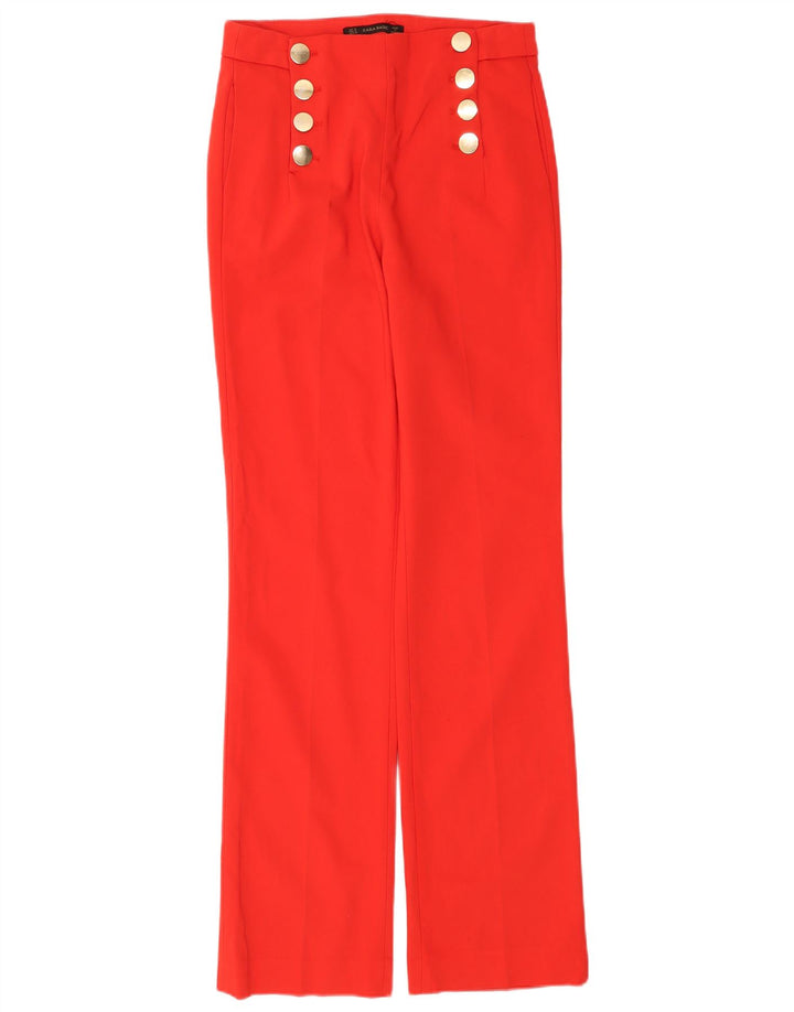 Zara Lige Casual Bukser Medium W28 L34 Rød