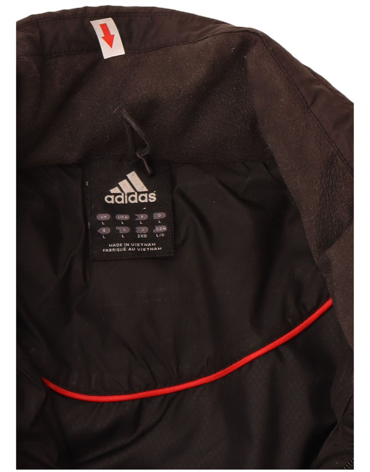 Adidas Polstret Herrejakke UK 40 Stor Sort Polyester