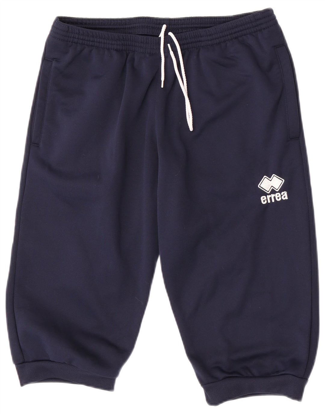 Errea Dame Sports Shorts UK 14 Large Navy Blue Polyester