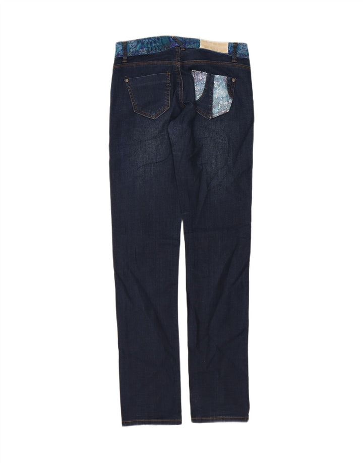 DESIGUAL Womens Slim Jeans W28 L33 Navy Blue