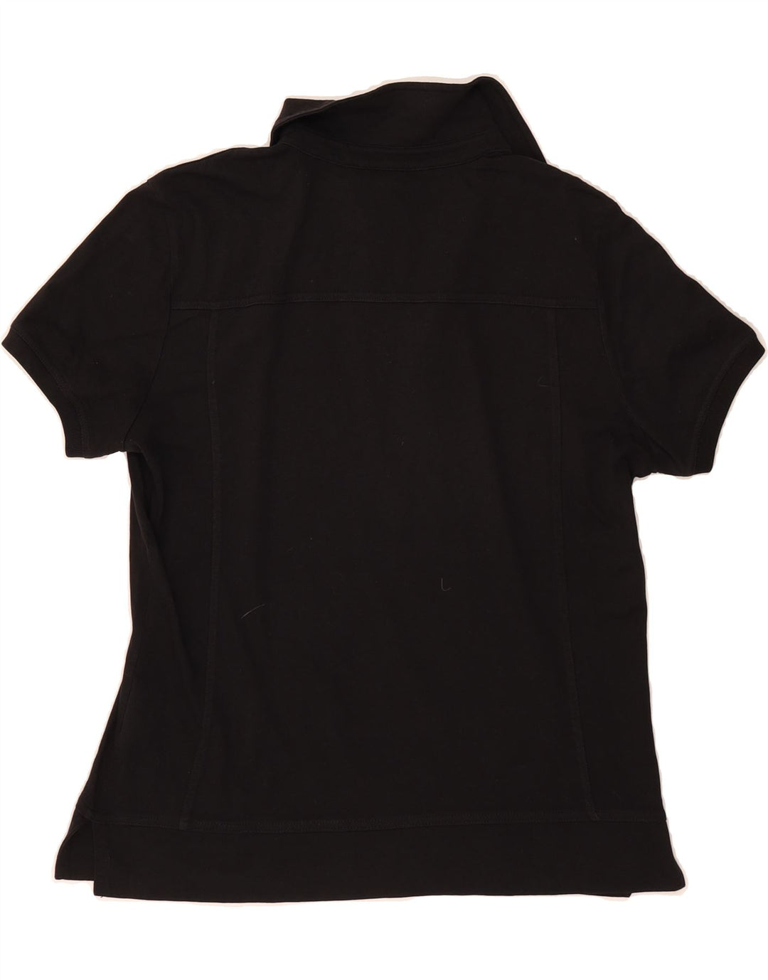 CHAMPION Womens Polo Shirt UK 16 Large Black Cotton Vintage Champion and Second-Hand Champion from Messina Hembry 