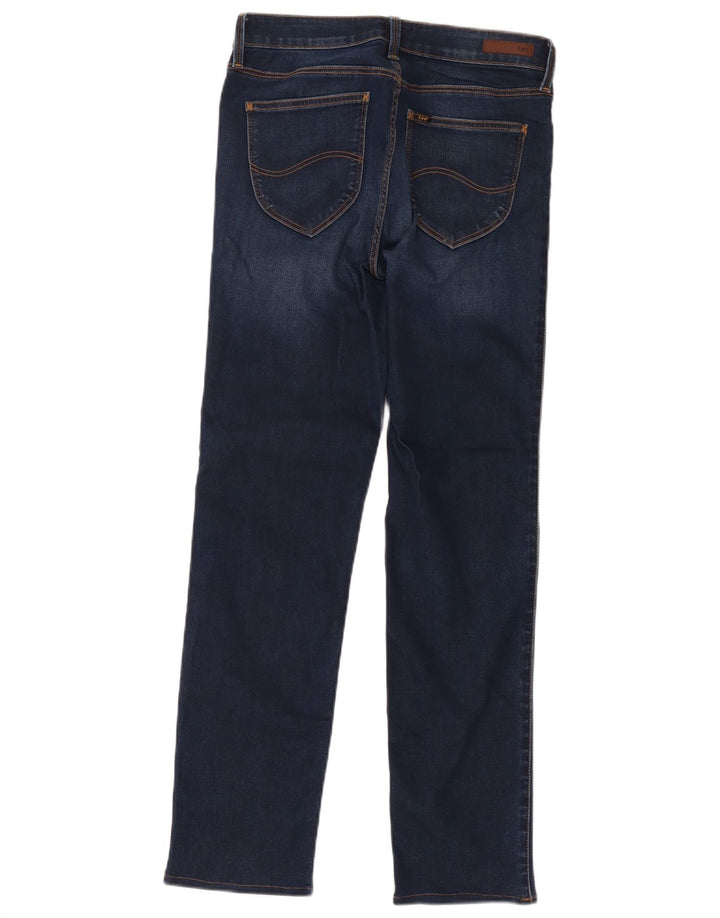 Lee Dame Marion Straight Jeans W31 L31 Blå Bomuld