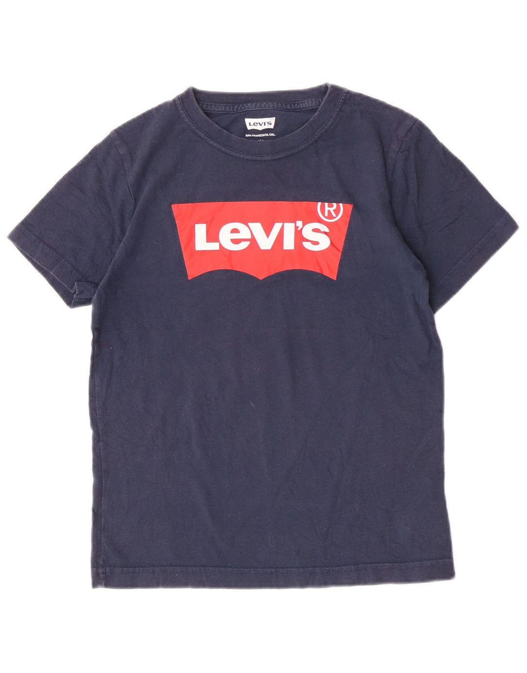 Levi's Boys almindelig grafisk T-shirt top 9-10 år marineblå bomuld