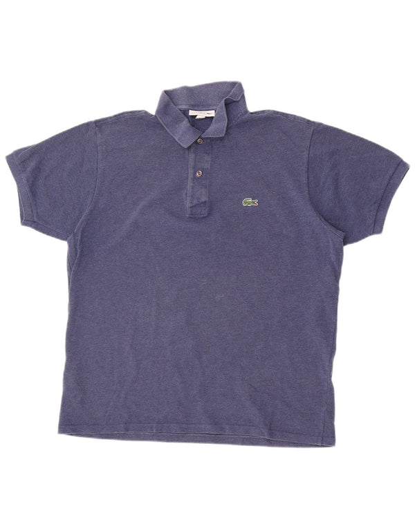 Lacoste Herre Classic Fit Polo Shirt Størrelse 5 Large Blå Bomuld
