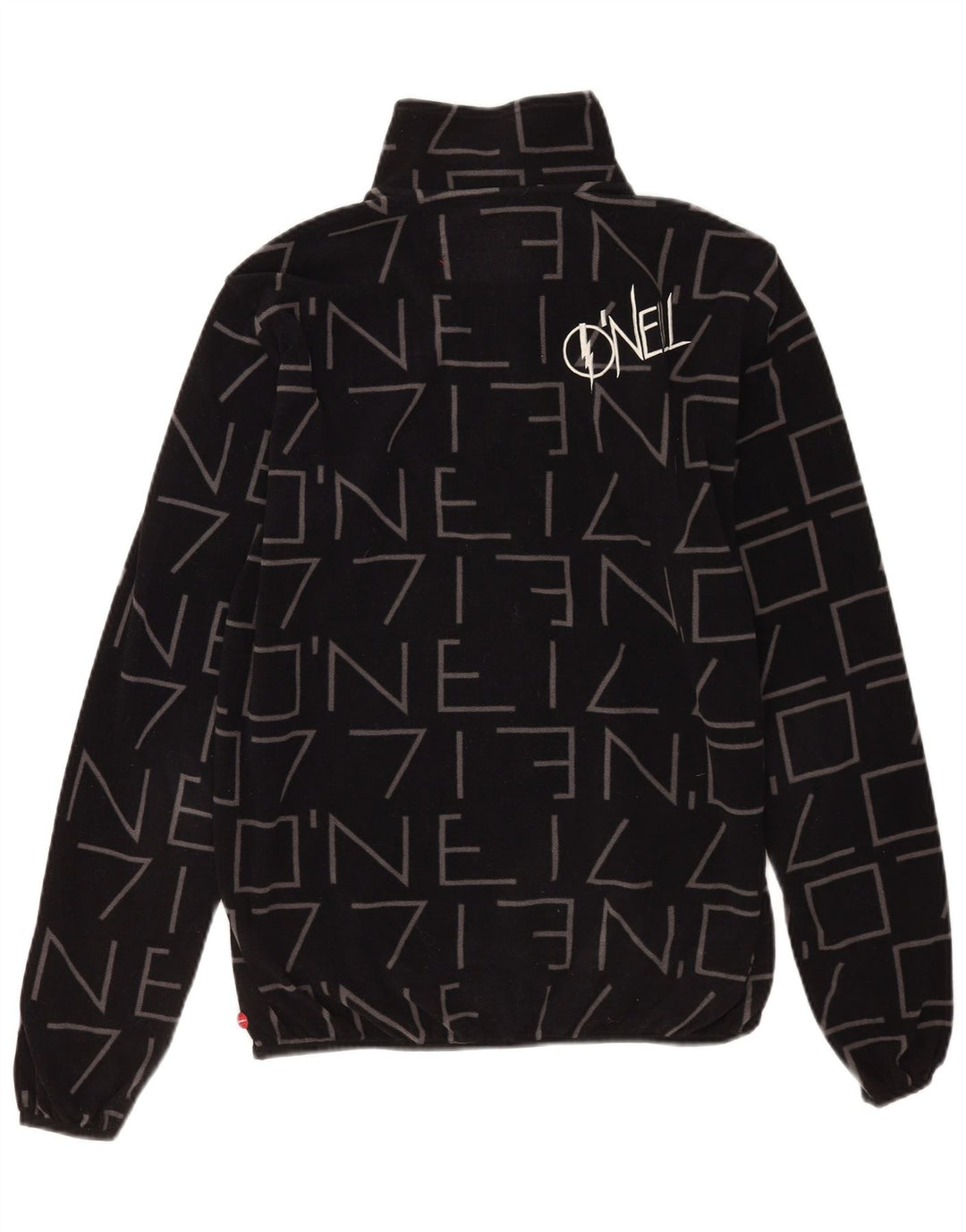 O'Neill Herre grafisk lynlås hals fleece jumper stor sort polyester