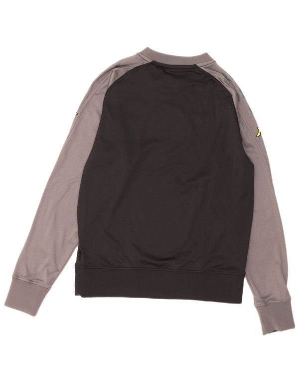 Kappa Herre BVB Dortmund Graphic Sweatshirt Jumper Medium Sort Colourblock