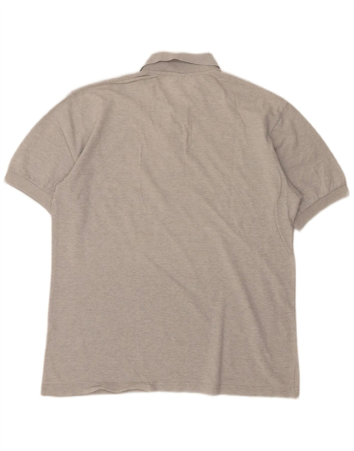 DIADORA Mens Polo Shirt Medium Grey Cotton
